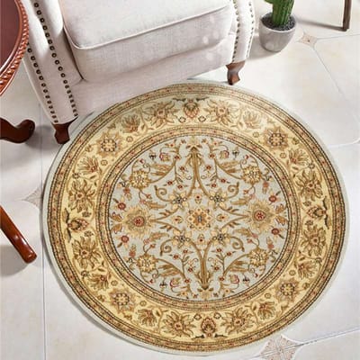 Marokkaanse Stijl Woonkamer Decoratie Rond Tapijt Grote Vloerkleden voor Slaapkamer Huis Schommelstoel Vloermat Wasbaar Loungekleed 80x80cm