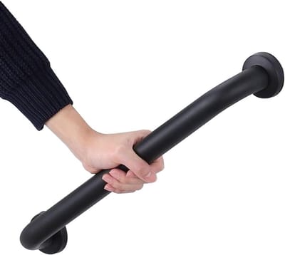 Douchegreep - Badgreep Handgreep - Veiligheid in Huis - Roestvrij Staal - 60 cm - Zwart