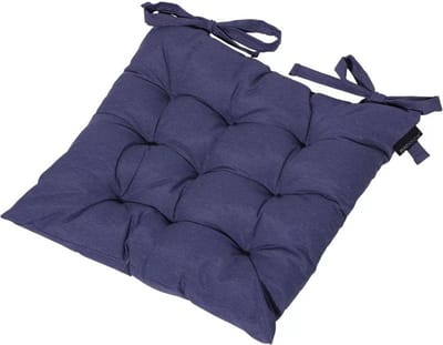 Madison bistro tuinkussen Panama safier 46x46 cm - blauw