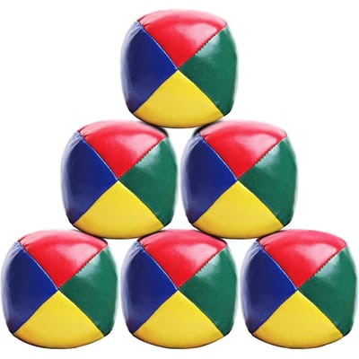 1/3/6 Stuks Jongleerballen voor Beginners Zachte Jongleerbal Set Makkelijk te Hanteren Mini Jongleerballen Perfect voor Plezier en Stressverlichting