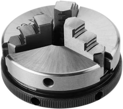 Zelfcentrerende Klauwplaat - Draaibank Accessoire - Precisie Werkstukken Klemmen - Onafhankelijke Verstelbare Kaken - 63 mm Diameter - Metaal