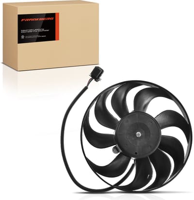 Frankberg 1x Motorradiator enkele ventilator