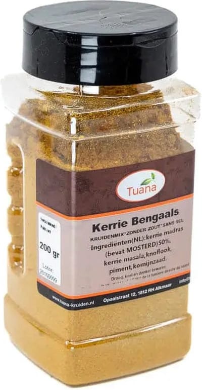Tuana Kruiden - Kerrie Bengaals - Bakje 60 Gram - Tuanashop - KP0119