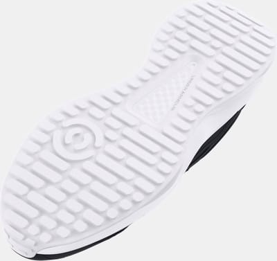 Under Armour UA Edge LTHR-BLK Heren Sportschoenen - Zwart - Wit