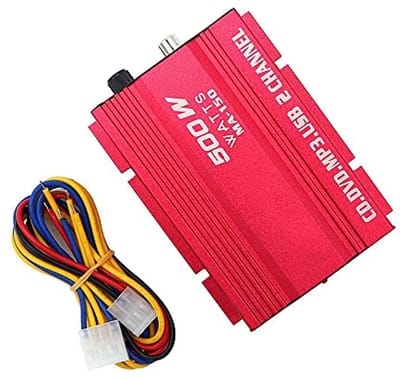 Solidchoice - Mini 2-Kanaals Hi-Fi Auto Amplifier met USB