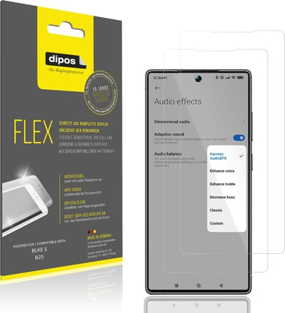 dipos – 2x Beschermfolie geschikt voor BLKE S B25 | 3D Full Cover Screenprotector | 100% Passend