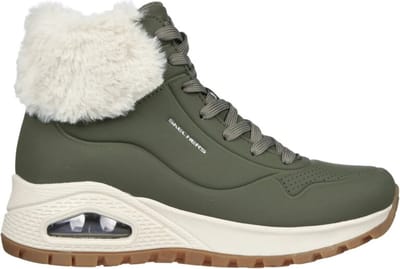 Skechers Uno Rugged Dames Sneakers 167274-olv - Kleur Olijfgroen