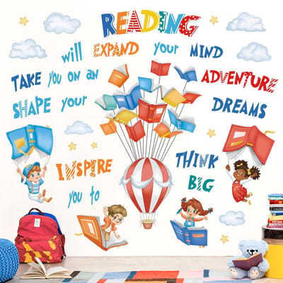 Dailygoods- Muursticker Inspirerende Citaten - Muurstickers Kinderen - Wanddecoratie Slaapkamer - Muurstickers School - Zelfklevende Stickers - Eenvoudig aan te brengen