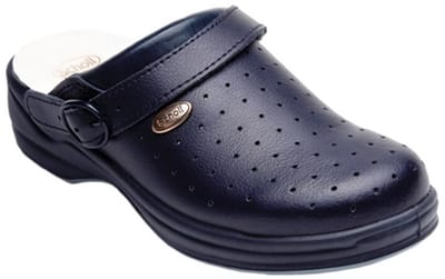 Medische Klomp Scholl Unisex New Bonus Punched Navy Blue-Schoenmaat 39