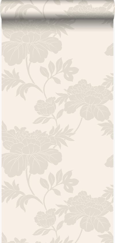 Origin Wallcoverings behang bloemen beige - 53 cm x 10.05 m - 345922