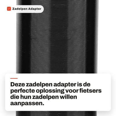 Dailygoods - Zadelpen Adapter voor Fietsen van 27.2mm naar Meerdere Maten
