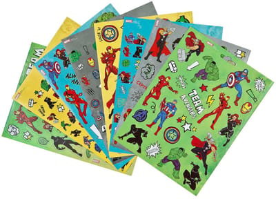 Undercover Avengers Sticker Book with 8 Sheets