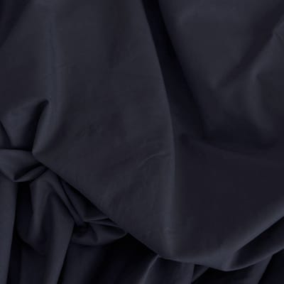 Kayori Emma Hoeslaken Katoensatijn - 90x200cm - Matrasdikte 35cm - Rondom Elastiek - Navy