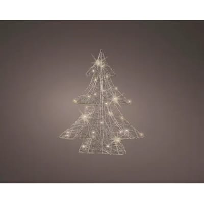 Decorismicro Led Boom Draad Lichtsnoer - 30 Led's - Warm Wit - 40cm - Binnen