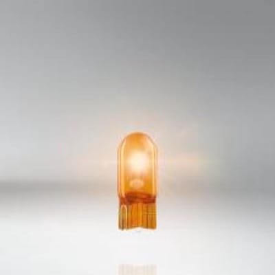 Une Ampoule orange W2.1x9.5d 12V 5W WY5W Osram 2827NA culot verre pour auto moto