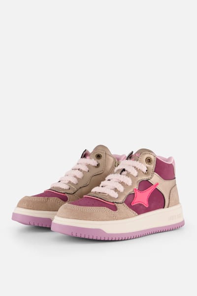 Shoesme Shoesme New Outsole Sneakers roze Leer