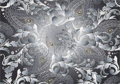 Fotobehangkoning - Behang - Vliesbehang - Fotobehang - Oriental Pattern - 150 x 105 cm