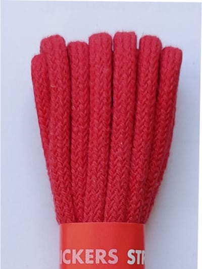 Strickers Veter - Rood - Rond - Koord Veters - Lengte 120 cm - Dikte 3,5 mm - Schoenveter