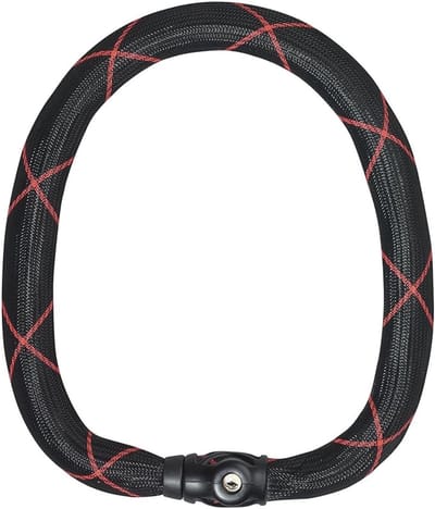 Famanu - Kettingslot – fietsslot van gehard staal – 10 mm dikke ketting – veiligheidsniveau 13 – 110 cm