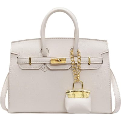 Sac à main Sac pour femme Nouveau sac Polyvalent Grande capacité Sac à bandoulière pour femme no pendant white