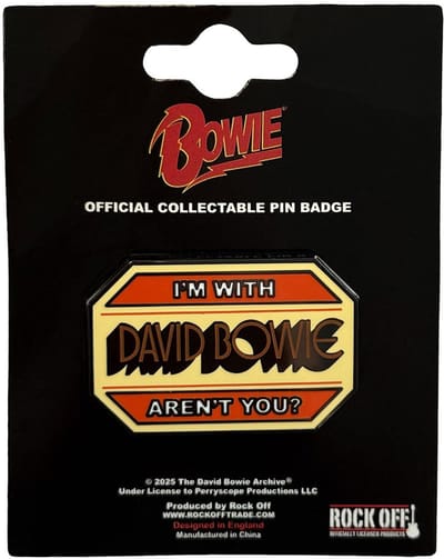 David Bowie I'm With... - Pin