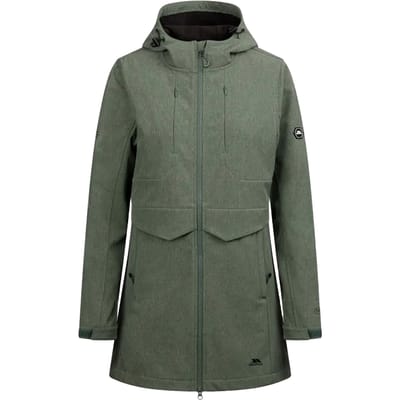 Trespass Dames/Dames Aylmer Zachte Shell Jas (Groene wilg)
