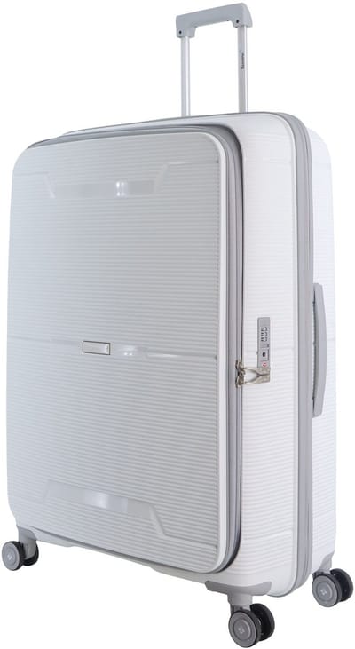 Saxoline Blue Boho Harde koffer / Trolley / Reiskoffer - (Large) - Wit - Wit / Large