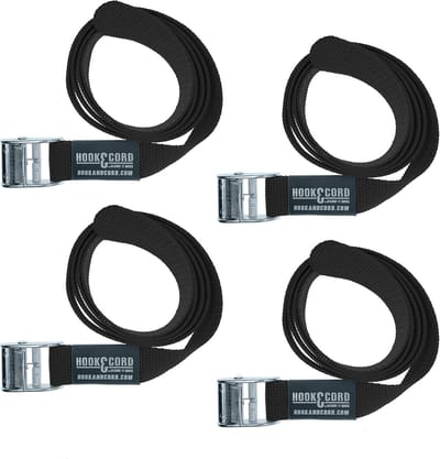 Spanbanden Set - Sjorbanden Utility - Veilig Transport - Robuuste Ratel - 122cm Lengte - Meerdere Kleuren