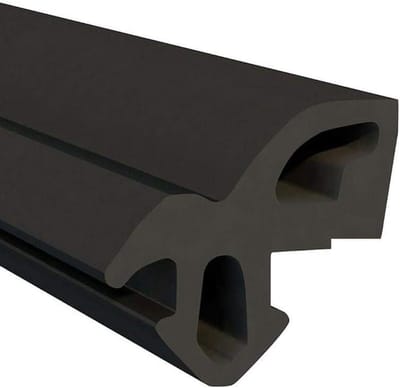 Raamafdichting Rubber - Tochtstrip Deur - Energie Besparen - EPDM Materiaal - 50 Meter - Zwart