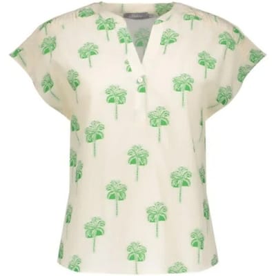 Geisha 63291-20 010 top off-white/green