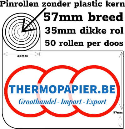 Thermische pinrollen 57x35x08 past ook in 57x40x12- tijdelijke aktie