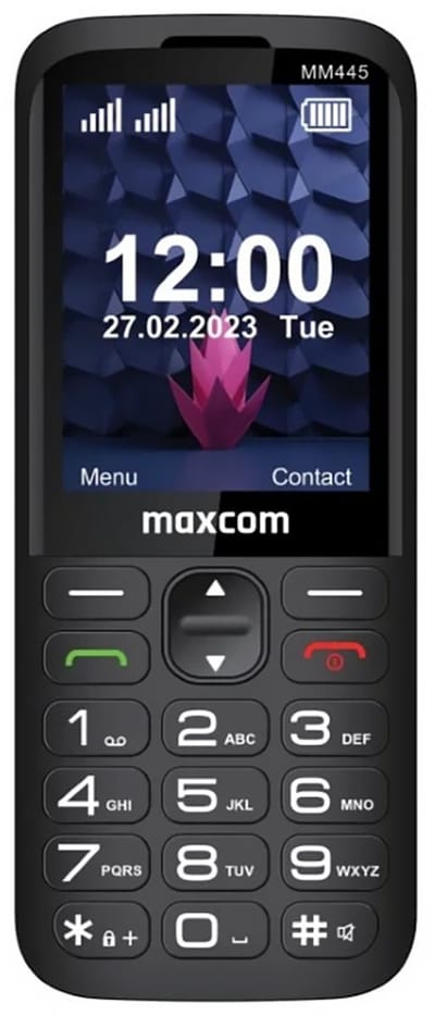 maxcom senioren mobiele telefoon MM445 4G VoLTE