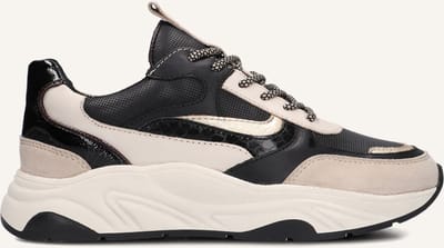 Notre-V Iva-30 Sneakers - Leren Sneaker - Dames - Beige - Maat 38