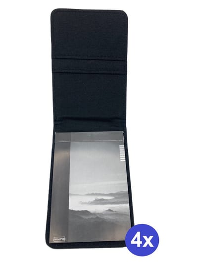4 stuks ClipStyle A6 formaat Notitieboek - Lijntjes - 4 x 30 vel - Pocket formaat