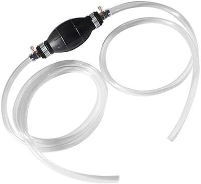 Handpomp - Waterpomp - Benzinepomp - Draagbare brandstoftransportpomp - Universele waterpomp voor olie en diesel met een totale slanglengte van 2 m