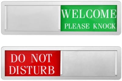 Privacy Sign Do Not Disturb - Welkom Klop Teken voor Kantoor en Thuis