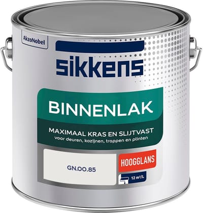 Sikkens - Binnenlak Hoogglans - Gn.00.85 - Mengverf - 2,5 L
