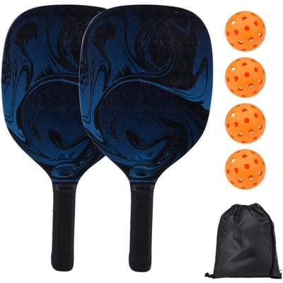 Pickleball Racket Set Pickleball Buggy Tas Combinatie Buiten Recreatie IJsdoek blue