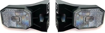 LED Breedtelamp - Contourlicht Reflector - Aanhanger Trailer - E9 Goedgekeurd - 100mm Breed - Wit