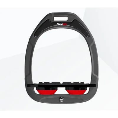 Platte Grip Beetle Antraciet/Zwart/Rood Flex-On Green Composite