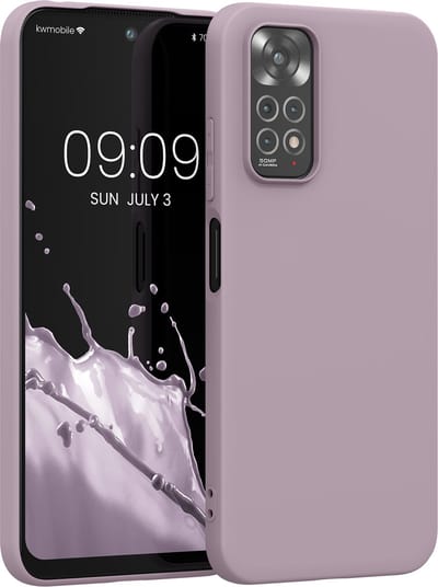 kwmobile telefoonhoesje geschikt voor Xiaomi Redmi Note 11 / Note 11S - Hoesje voor smartphone - Back cover in licht oudroze