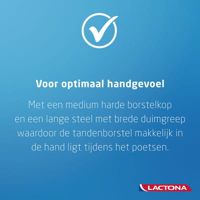 Lactona M40 Medium Duo - Tandenborstel - Medium hard  - 2 stuks