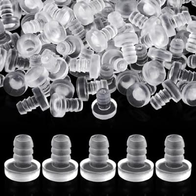 Transparante Rubberen Aanslagdempers - 100 Stuks Buffers voor Meubels en Deuren