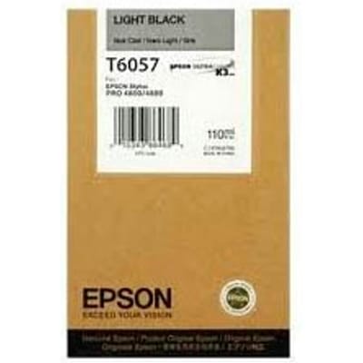 Epson T6057 inktcartridge licht zwart (origineel)
