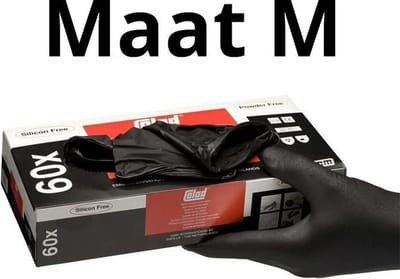 Colad Nitril Handschoenen Extra - Maat M - Doos 60 stuks