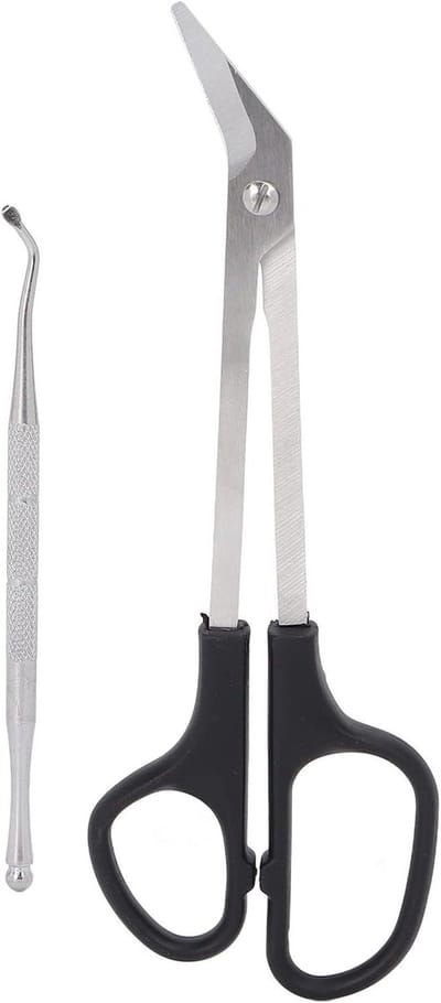Teennagelschaar met lange steel voor volwassenen en ouderen, ergonomisch ontwerp