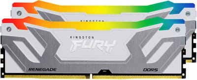 Kingston FURY Renegade RGB DDR5-8800 CUDIMM Voor Intel - 24GB - CL42 - Single Channel (1 pcs) - Intel XMP - Zilver met RGB