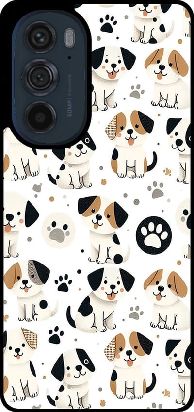 Smartphonica Telefoonhoesje Geschikt voor Motorola Edge 30 Pro met honden opdruk - TPU backcover case dog design geschikt voor Motorola Edge 30 Pro