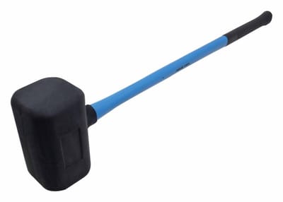 5,5kg rubberen voorhamer - hamer - rubberenhamer - terugslagloze hamer - asta