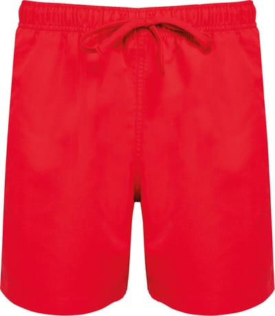 Kariban Ecologische zwemshort voor heren K760 - Red - 3XL